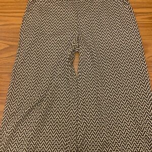 Black and White Patterned Pants